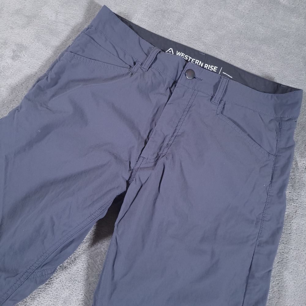 Western Rise Diversion Travel Pant Mens 30 Blue Performance Lightweight Outdoor